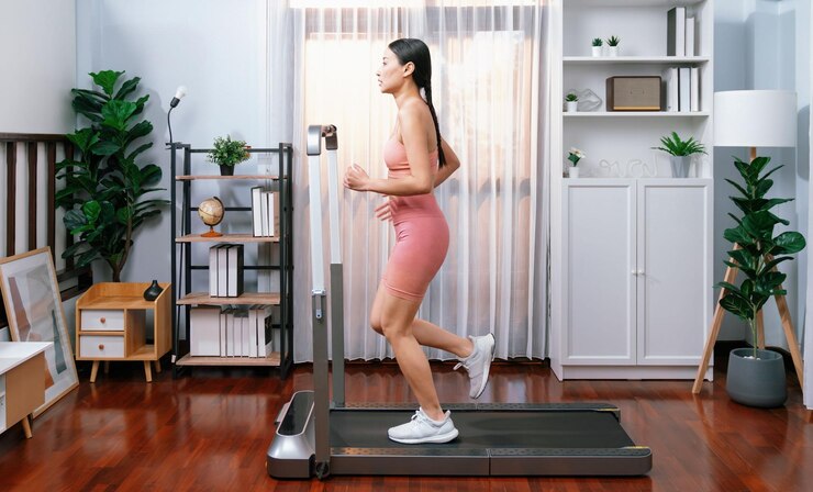 merah walking pad treadmill